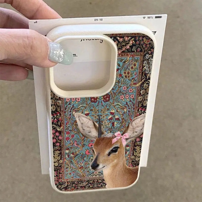 Vintage Deer Lichee Silicone P - огляд і ціна Phone Cases Xiaomi 15