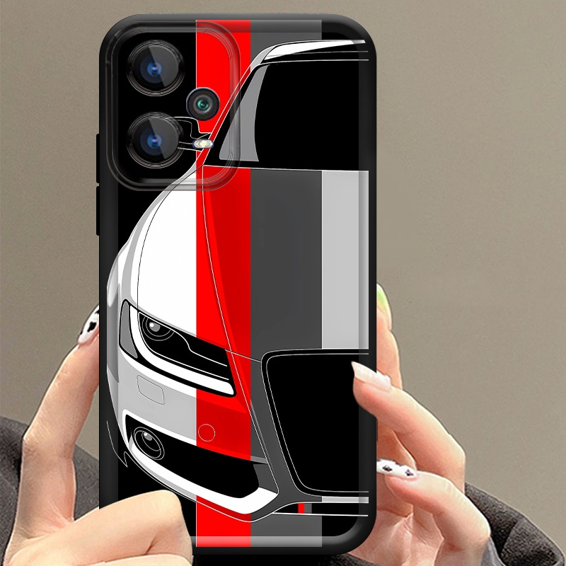 Red and White Car Pattern Soft - огляд і ціна Phone Cases Xiaomi 15