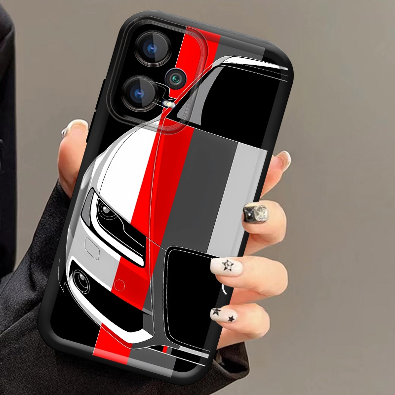 Red and White Car Pattern Soft - огляд і ціна Phone Cases Xiaomi 15