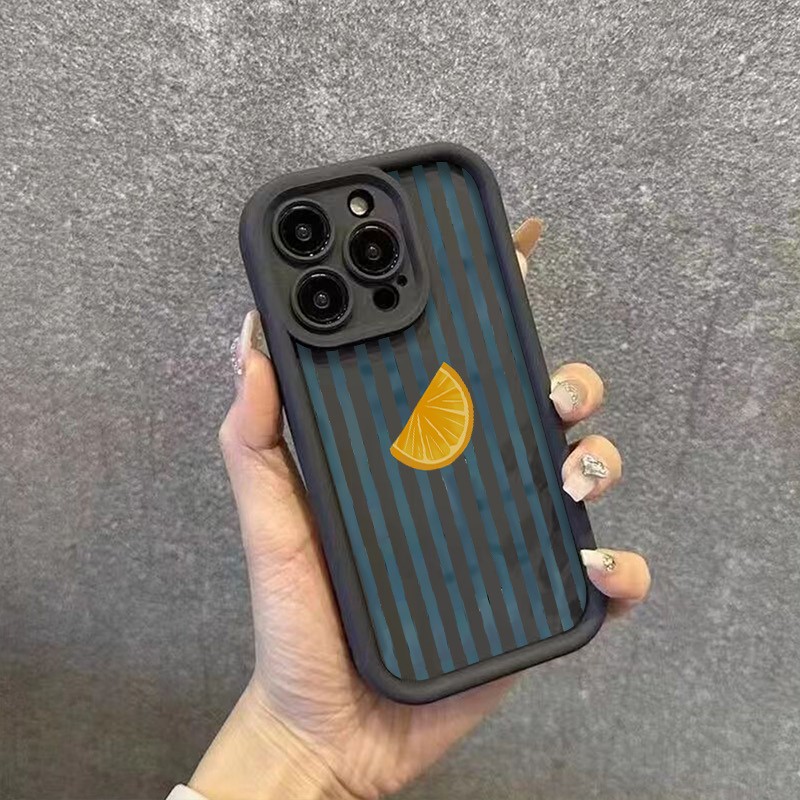Striped Lemon Slice Pattern Ph - огляд і ціна Phone Cases Xr Iphone
