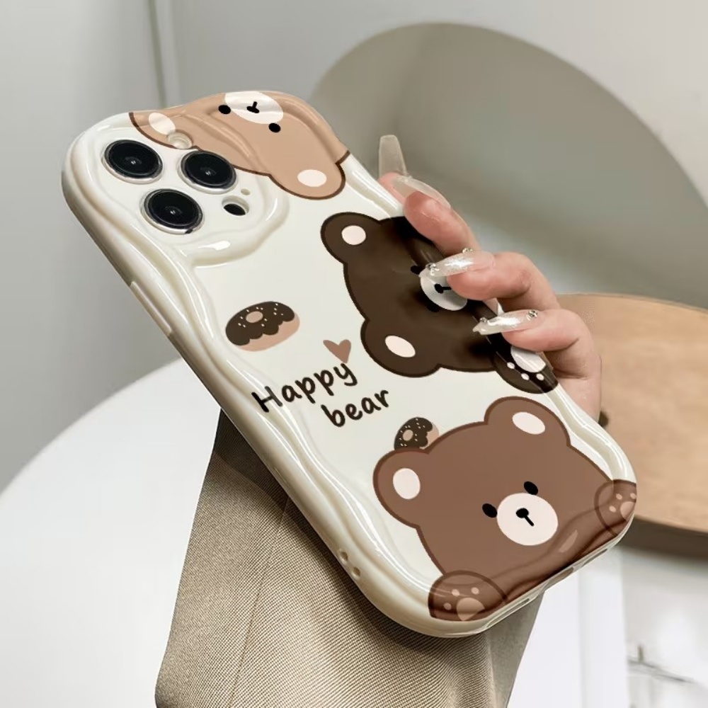 Cute Bear Cool Tiger Pattern P - огляд і ціна Phone Cases Xr Iphone