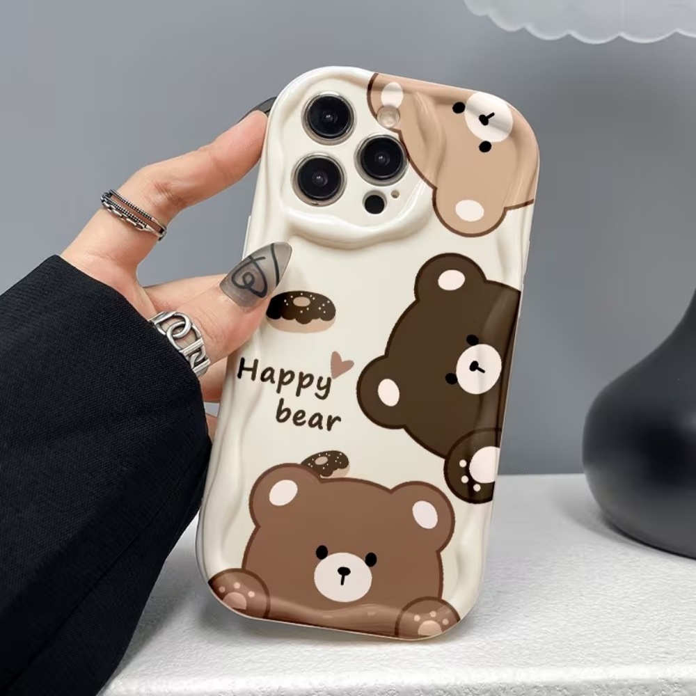 Cute Bear Cool Tiger Pattern P - огляд і ціна Phone Cases Xr Iphone